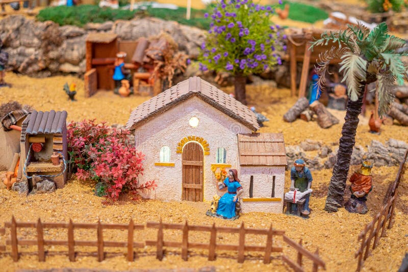 Model Representing People in Rural Life, Inserted in a Catholic