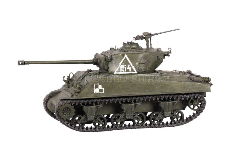 Model of Sherman tank