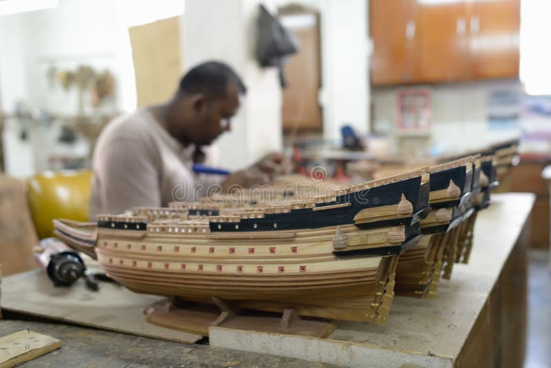 Model ship factory editorial photo. Image of handwork 