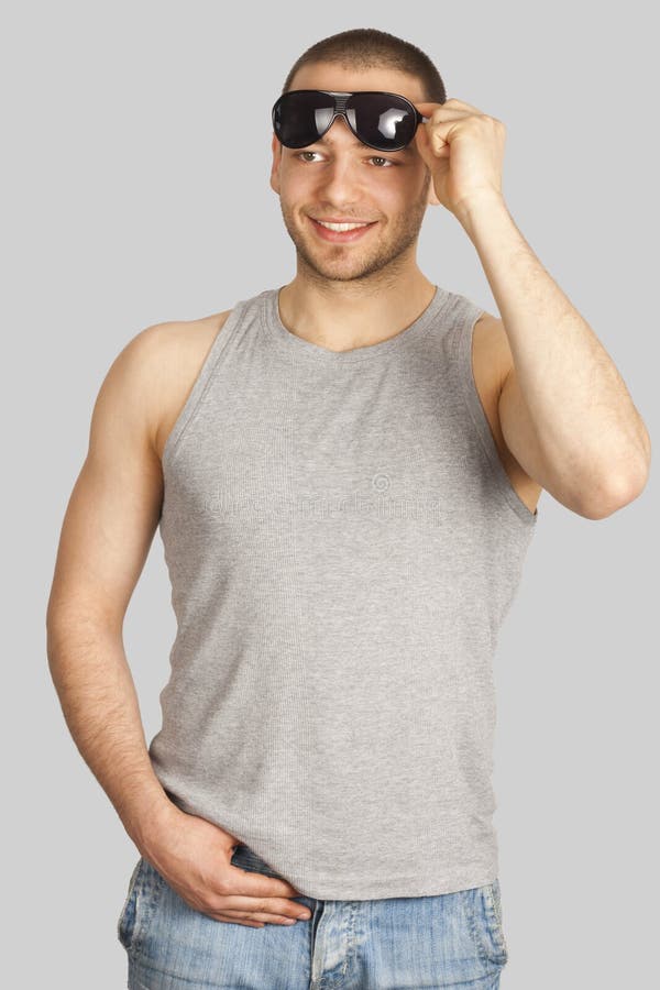 Model tânăr și arătos royalty free stock images