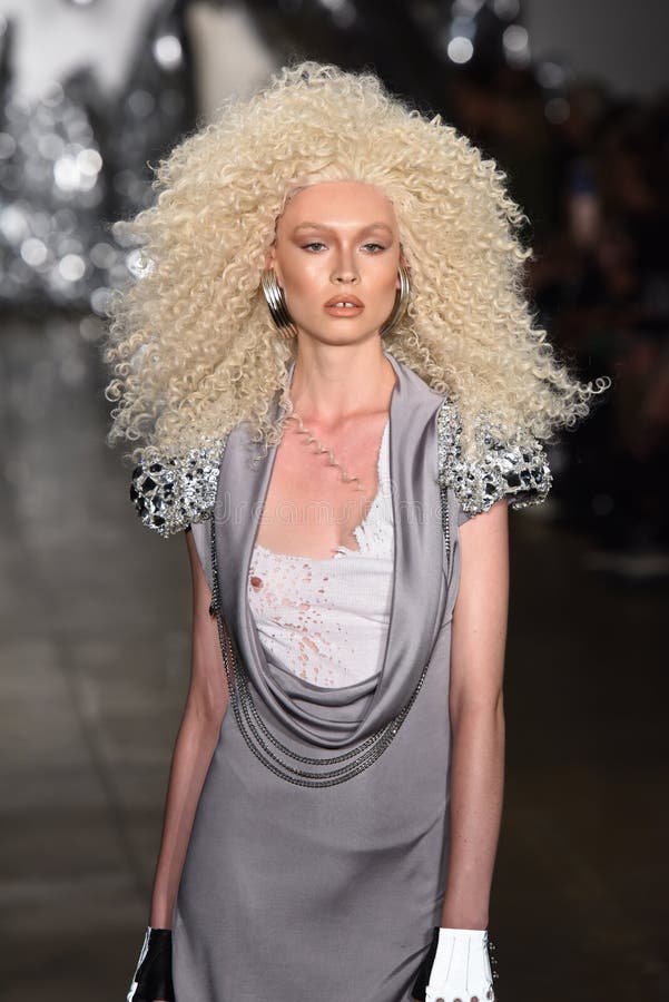 A Model Walks the Runway at the Blonds Fashion Show Editorial Photo ...