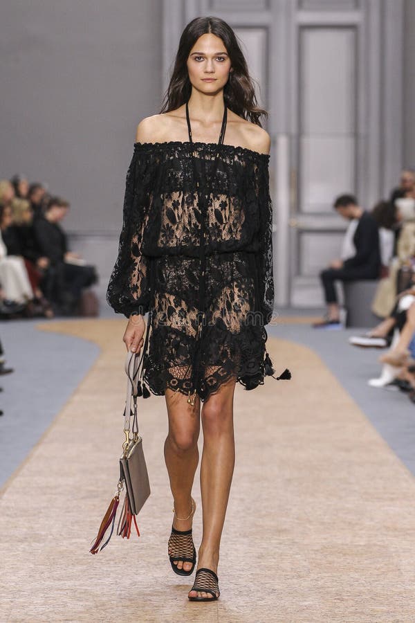 A Model Walks the Runway during the Chloe Show Editorial Image - Image ...