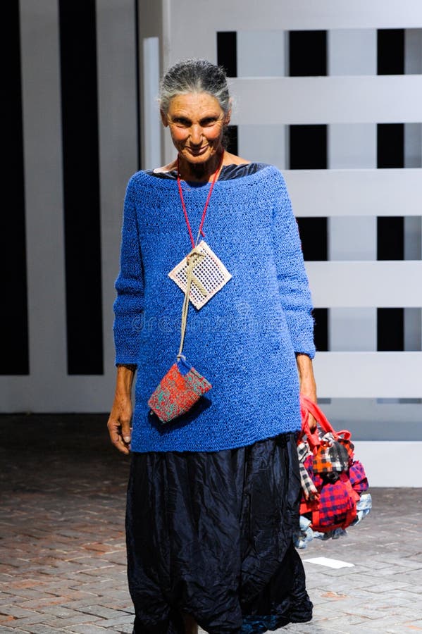 A Model Walks the Runway during the Daniela Gregis Fashion Show ...