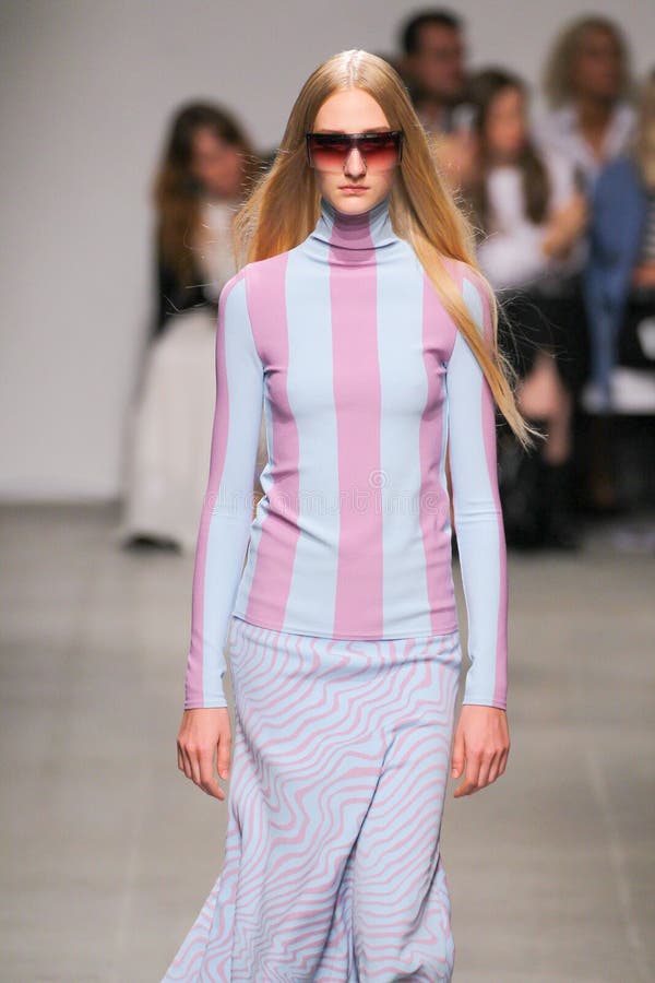 A Model Walks the Runway during the Iceberg Show Editorial Photo ...