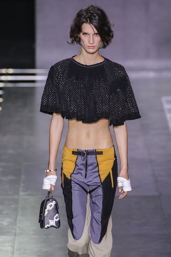 A Model Walks the Runway during the Louis Vuitton Show Editorial Image ...