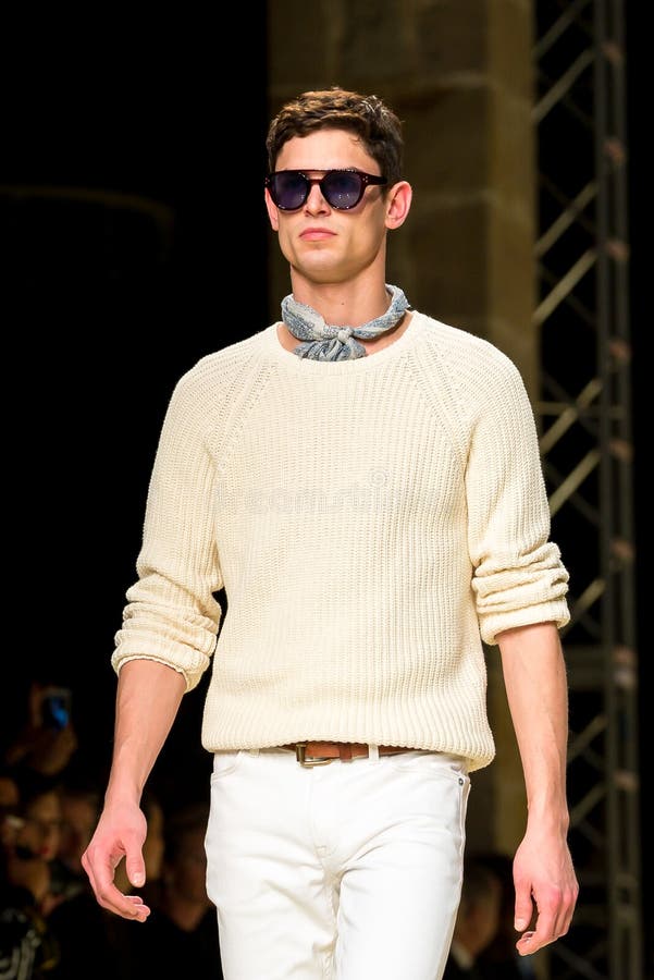 A Model Walks the Runway for the Mango Collection at the 080 Barcelona ...