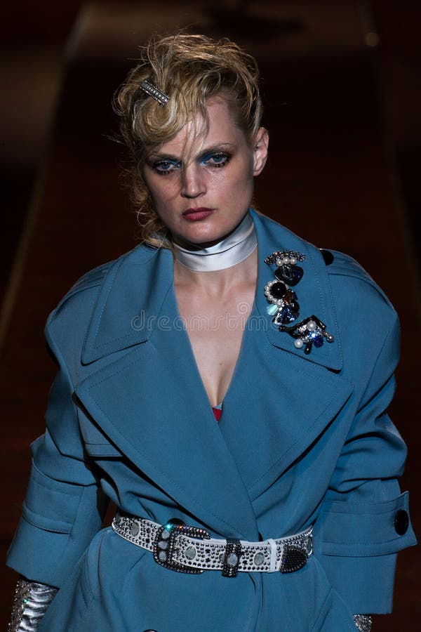 A Model Walks the Runway during the Marc Jacobs Runway Spring 2016 ...