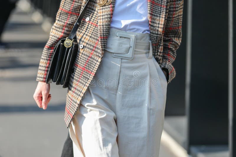 Gucci tartan highrise waist bootcut pants women  Glamood Outlet