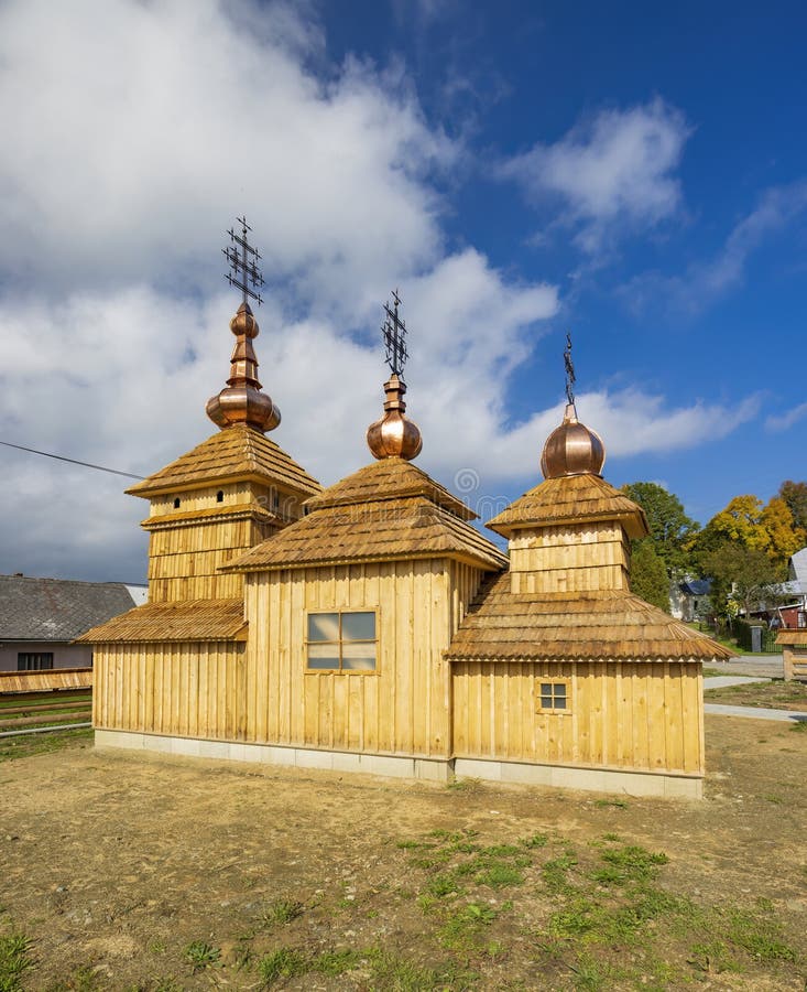 Model dreveného kostola, Nižná Polianka, Slovensko
