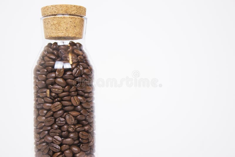 Modell av kaffebönor på isolerad vit bakgrund arkivbilder Modell av kaffebönor på isolerad vit bakgrund arkivbilder