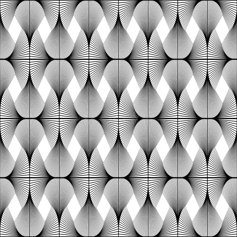 Modell för sömlös diamant för design geometrisk royaltyfri illustrationer