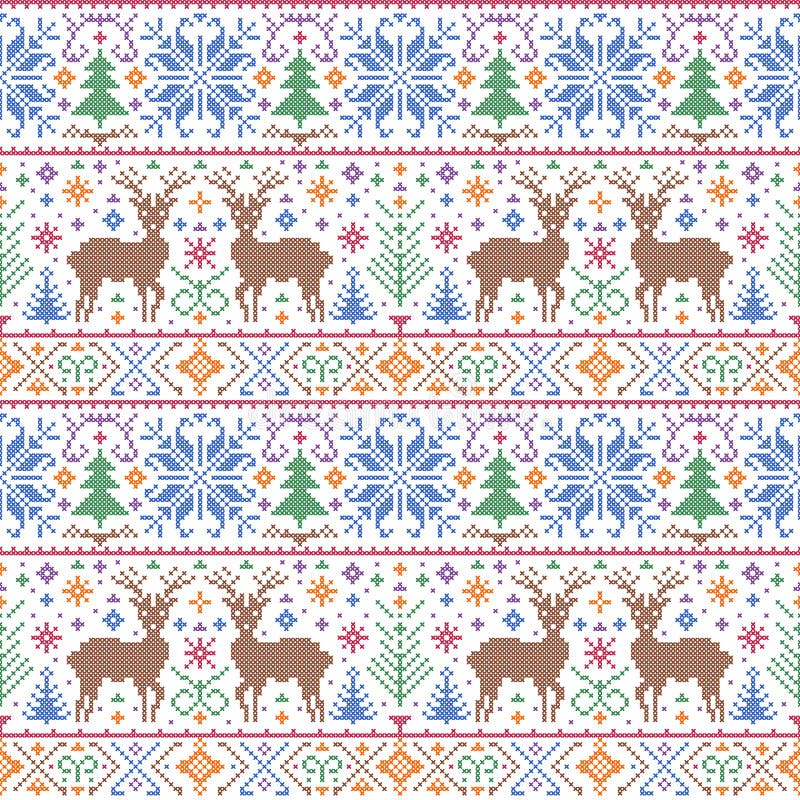 Modell med deers, träd och snöflingor arkivfoton Modell med deers, träd och snöflingor arkivfoton