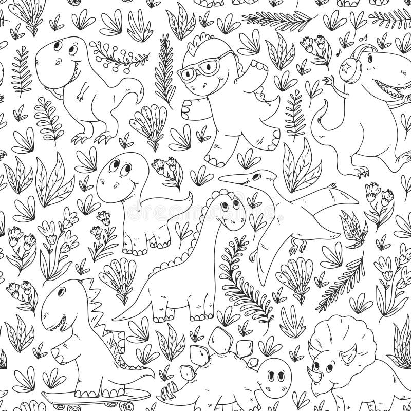 Modellen lurar tyg, textilen, barnkammaretapet ocks? vektor f?r coreldrawillustration Utdragna dinosaurier f?r hand, dino f?r sm? royaltyfri illustrationer Modellen lurar tyg, textilen, barnkammaretapet ocks? vektor f?r coreldrawillustration Utdragna dinosaurier f?r hand, dino f?r sm? royaltyfri illustrationer