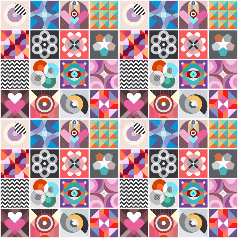 Modelli geometrici astratti royalty illustrazione gratis Modelli geometrici astratti royalty illustrazione gratis