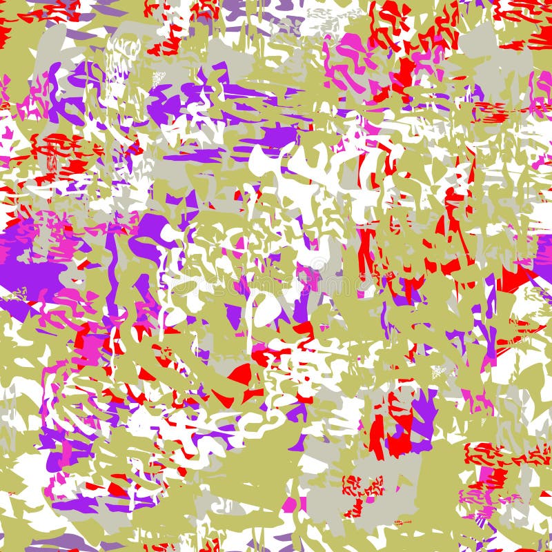 Modello astratto senza cuciture dei punti multicolori e delle linee illustrazione di stock Modello astratto senza cuciture dei punti multicolori e delle linee illustrazione di stock