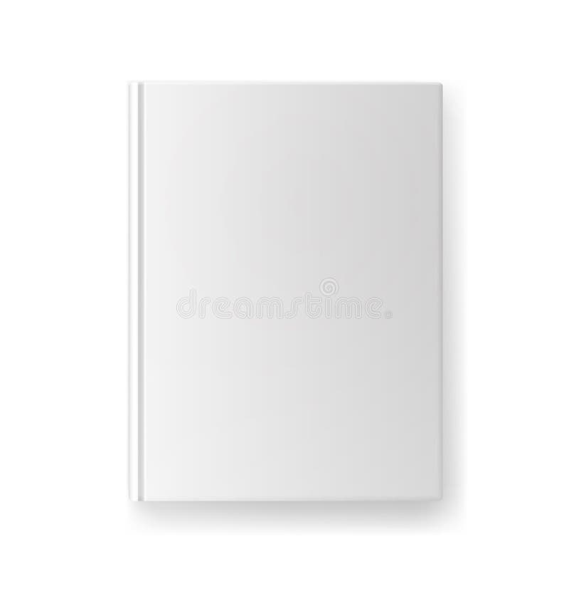Modello in bianco della copertina di libro royalty illustrazione gratis Modello in bianco della copertina di libro royalty illustrazione gratis