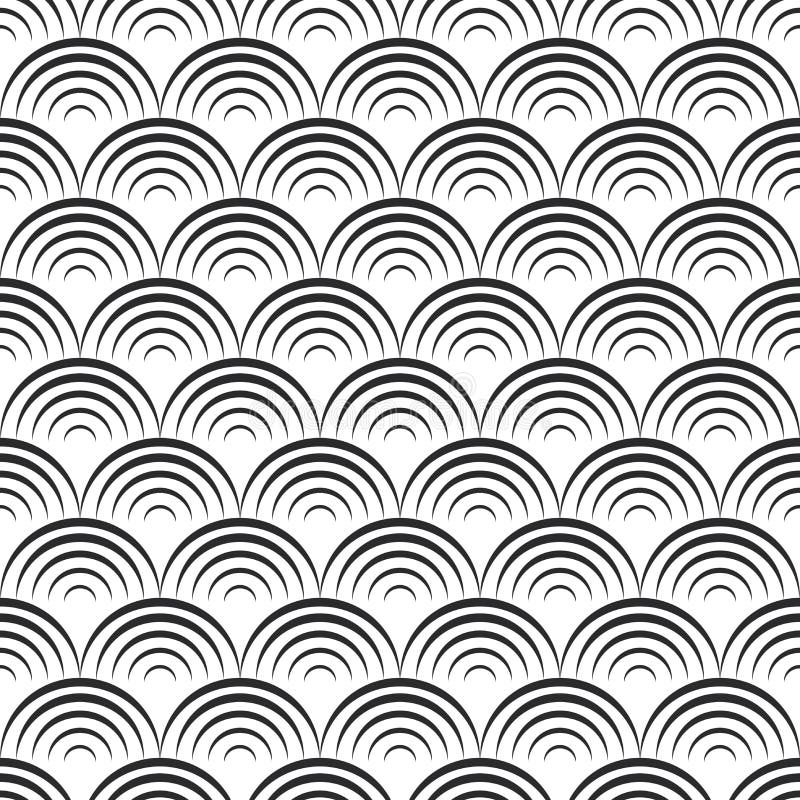 Modello con le onde illustrazione di stock Modello con le onde illustrazione di stock