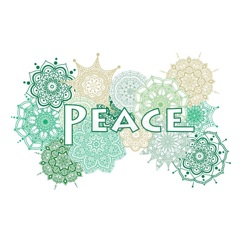 Modello creativo della mandala illustrazione vettoriale Modello creativo della mandala illustrazione vettoriale