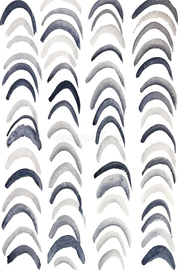 Modello Curve di colore grigio-blu Vector di alta qualità. Mano di alta qualità dipinta e poi tracciata per l'uso vettoriale Disponibile in formato vettoriale per una semplice regolazione In rilievo in un grigio e blu scuro di una payne, isolato da uno sfondo bianco per uno sguardo stupendo e chiaro Ideale per ambienti oceanici e acquosi, opere d'arte tessili, decorazioni per bambini e molti altri usi