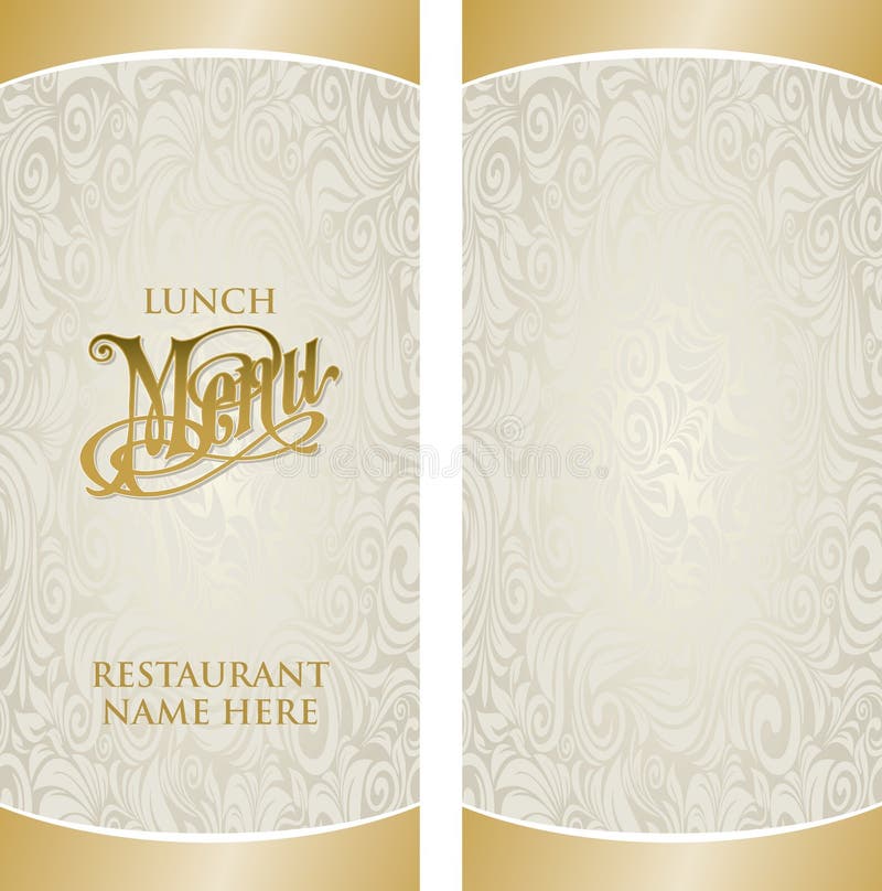 Modello del menu illustrazione vettoriale Modello del menu illustrazione vettoriale