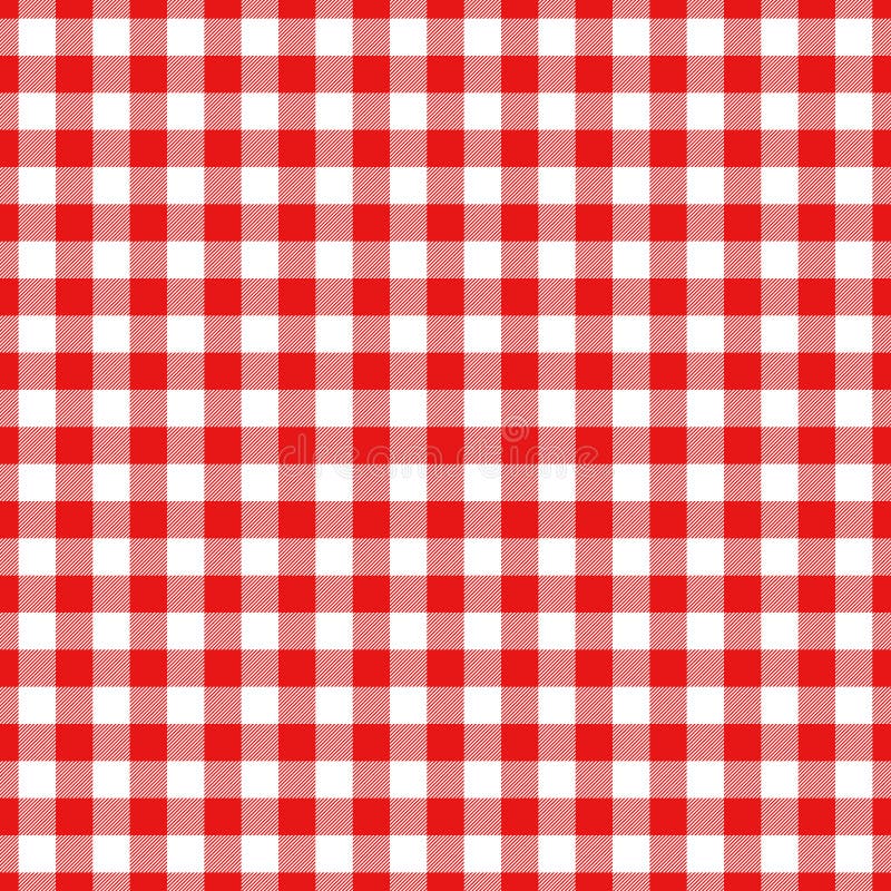 Modello del plaid del boscaiolo nel rosso e nel nero Reticolo senza giunte di vettore illustrazione di stock Modello del plaid del boscaiolo nel rosso e nel nero Reticolo senza giunte di vettore illustrazione di stock