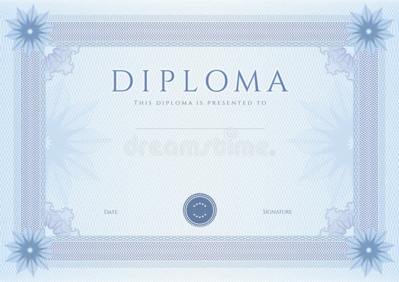Modello del premio ?ertificate/del diploma. Modello illustrazione vettoriale Modello del premio ?ertificate/del diploma. Modello illustrazione vettoriale