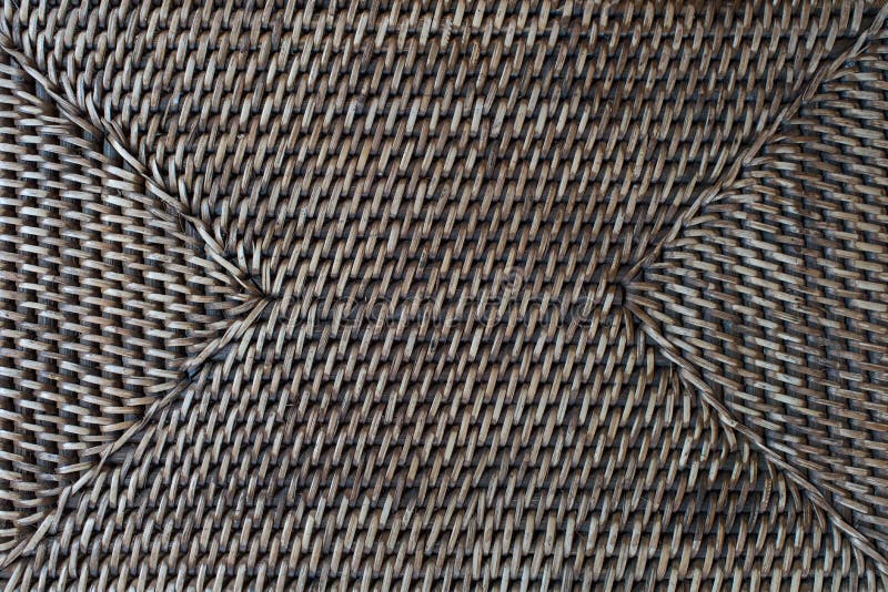 Modello del rattan di marrone scuro fotografia stock libera da diritti