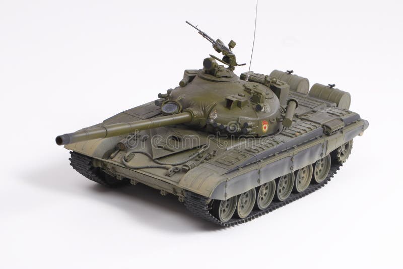 Modello del serbatoio di battaglia sovietico fotografie stock libere da diritti Modello del serbatoio di battaglia sovietico fotografie stock libere da diritti
