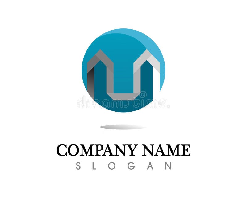 Modello delle icone di logo delle costruzioni domestiche e del bene immobile illustrazione di stock Modello delle icone di logo delle costruzioni domestiche e del bene immobile illustrazione di stock