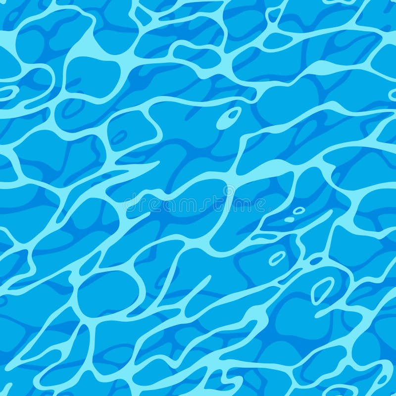 Azure Shining Water Surface Seamless Pattern. Vector Sea Ripple. Abstract Blue Waves Background. Azure Shining Water Surface Seamless Pattern. Vector Sea Ripple. Abstract Blue Waves Background.