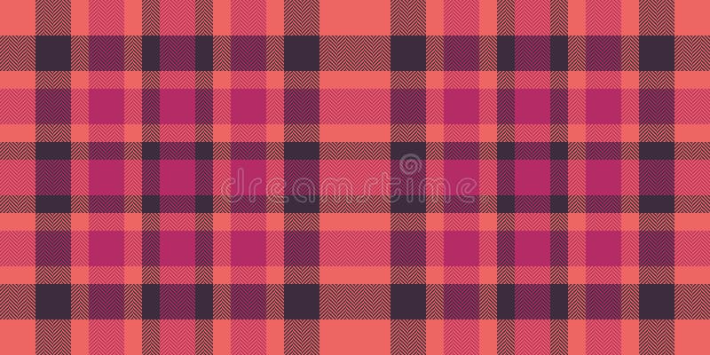 Modello di colore rosa del corallo vibrante e di colore viola scuro. Ideale per sfilate di moda o stagionali nei siti web di moda illustrazione di stock