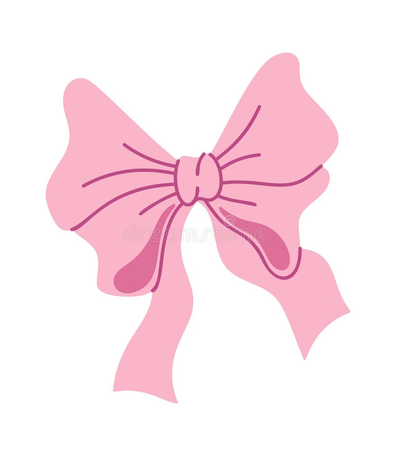 Modello di girino a prua rosa adorato royalty illustrazione gratis