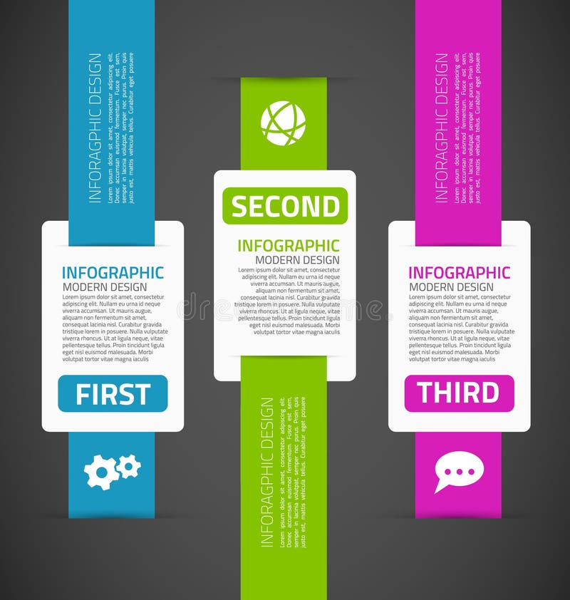 Modello di Infographics illustrazione di stock Modello di Infographics illustrazione di stock