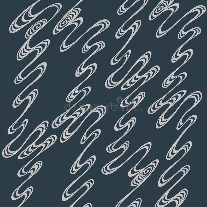 Modello di onda giapponese di Rinpa illustrazione di stock Modello di onda giapponese di Rinpa illustrazione di stock
