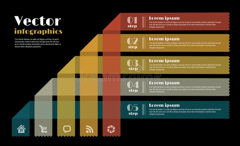Modello di progettazione moderna per il infographics royalty illustrazione gratis Modello di progettazione moderna per il infographics royalty illustrazione gratis