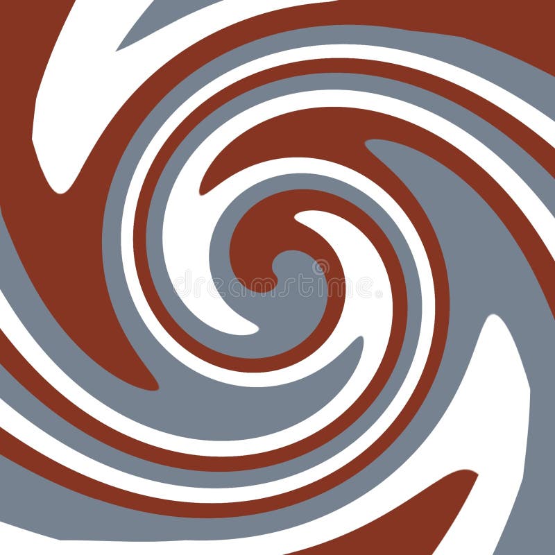 Modello di spostamento astratto con vortice grigio marrone e vortice bianco royalty illustrazione gratis