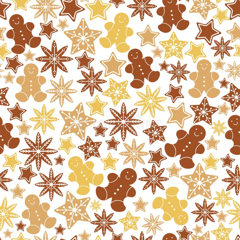 Modello di vettore con i biscotti royalty illustrazione gratis Modello di vettore con i biscotti royalty illustrazione gratis