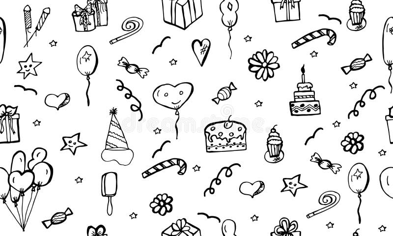 Modello di vettore di buon compleanno royalty illustrazione gratis