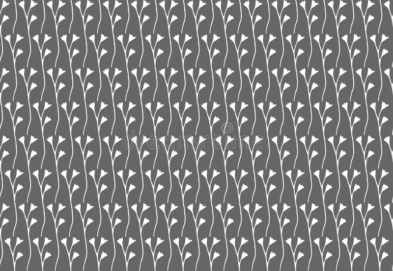 Modello disegnato a mano senza cuciture elegante dell'illustrazione del bellflower su fondo grigio illustrazione vettoriale Modello disegnato a mano senza cuciture elegante dell'illustrazione del bellflower su fondo grigio illustrazione vettoriale