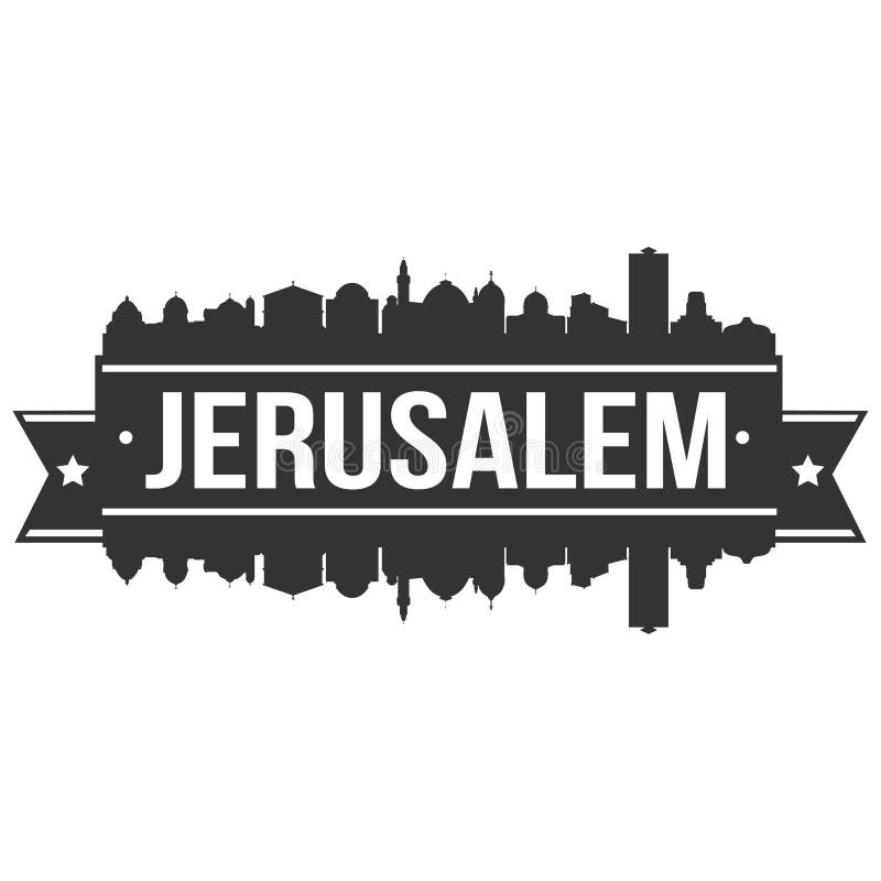 Modello editabile della siluetta piana della città dell'orizzonte di progettazione di Gerusalemme Israel Asia Icon Vector Art illustrazione di stock Modello editabile della siluetta piana della città dell'orizzonte di progettazione di Gerusalemme Israel Asia Icon Vector Art illustrazione di stock