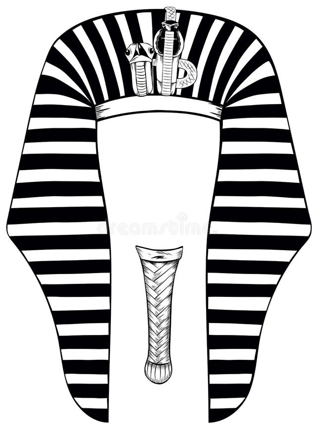Faraone Egiziano Cleopatra O Nefertiti a Colori I Modelli Illustrazione  Vettoriale - Illustrazione di copricapo, testa: 87750068