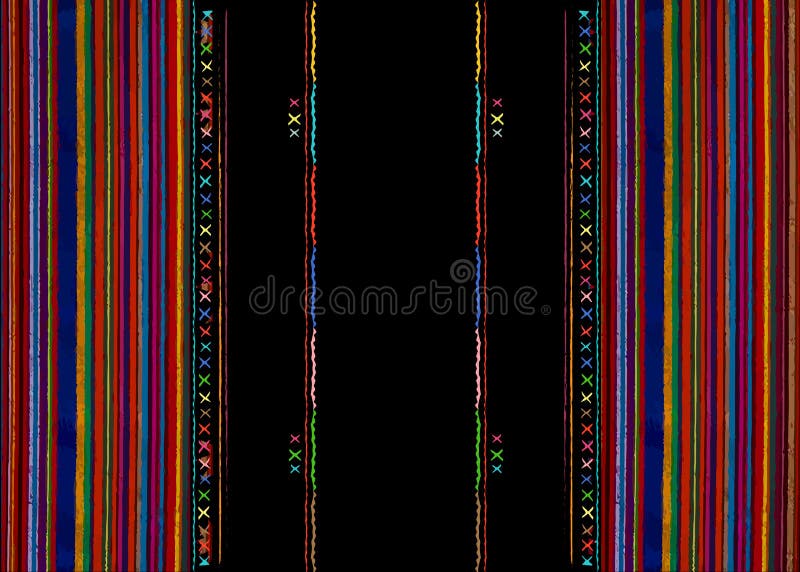 Modello etnico di arte tribale etnica messicana del ricamo Fondo di ripetizione geometrico della coperta dell'estratto piega mess illustrazione vettoriale Modello etnico di arte tribale etnica messicana del ricamo Fondo di ripetizione geometrico della coperta dell'estratto piega mess illustrazione vettoriale