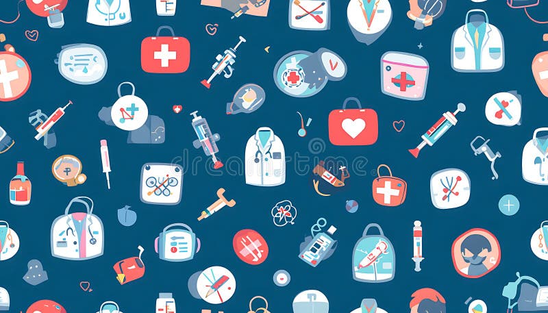 Modello generico per applicazioni medicali illustrazione di stock