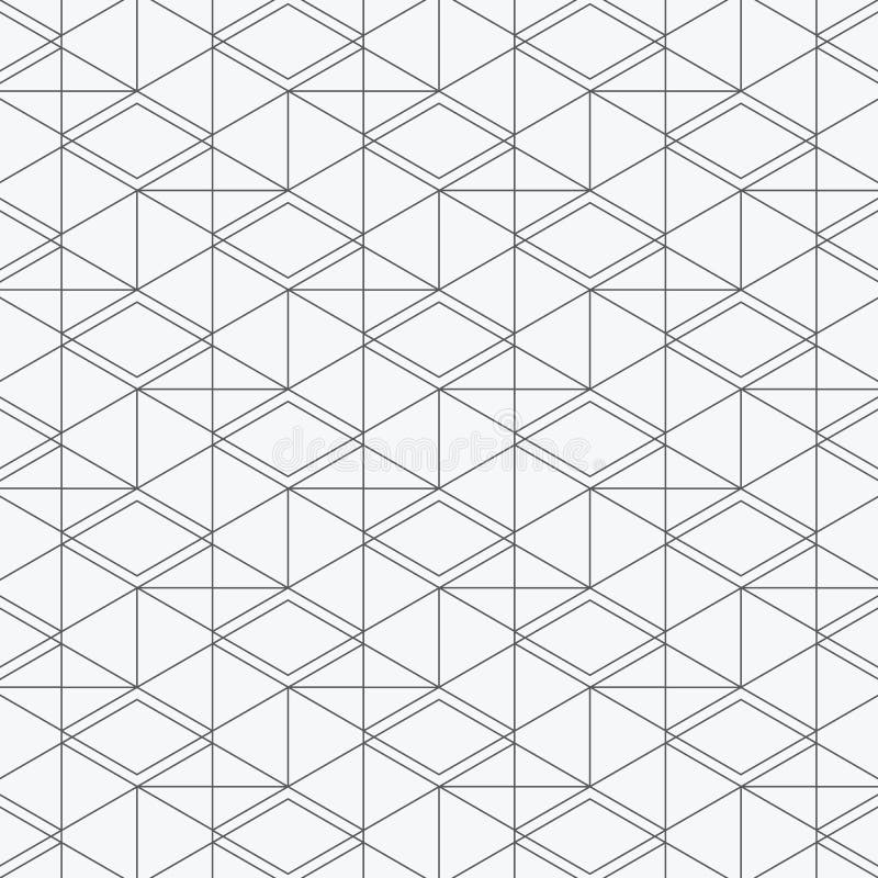 modello geometrico di vettore, ripetente il rombo quadrato lineare di forma del diamante grafico pulisca la progettazione per tes