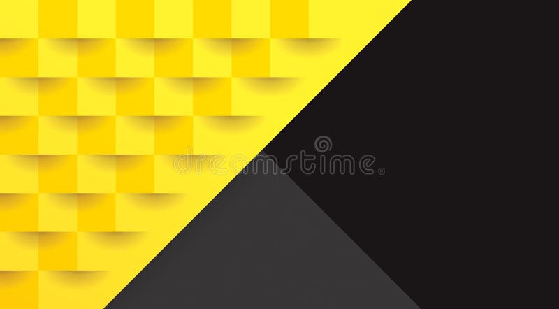 Modello Geometrico Giallo E Nero, Modello Astratto Del Fondo Modello Geometrico Giallo E Nero, Modello Astratto Del Fondo
