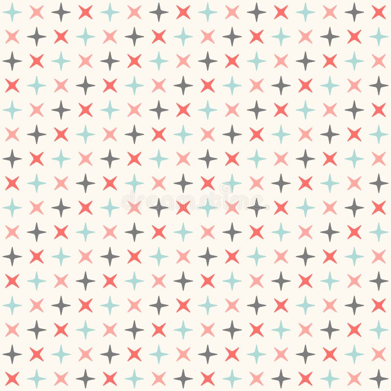 Modello geometrico moderno senza cuciture del rombo di Polka illustrazione di stock
