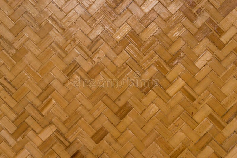 Modello marrone chiaro del tessuto del rattan fotografia stock