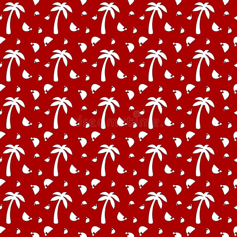 Palms and hoods Christmas pattern. White on red. Black outline. Minimal simple pattern. Seamless pattern. Palms and hoods Christmas pattern. White on red. Black outline. Minimal simple pattern. Seamless pattern.