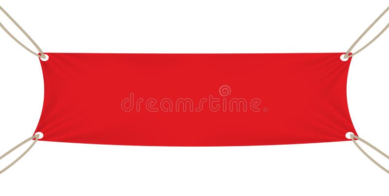Modello rosso dell'insegna del tessuto Illustrazione di vettore illustrazione di stock Modello rosso dell'insegna del tessuto Illustrazione di vettore illustrazione di stock
