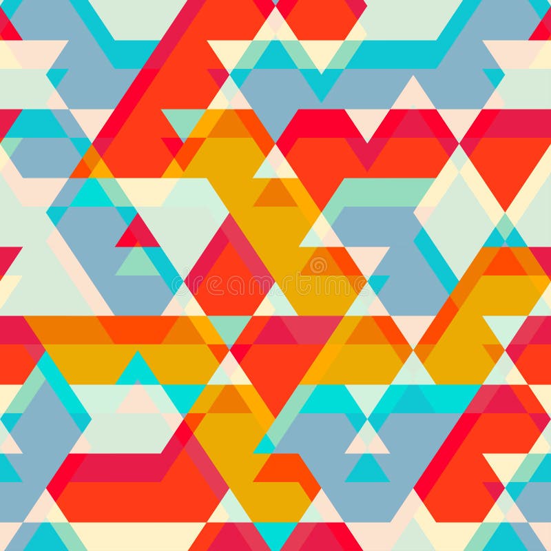 Modello senza cuciture colorato della stella illustrazione vettoriale Modello senza cuciture colorato della stella illustrazione vettoriale